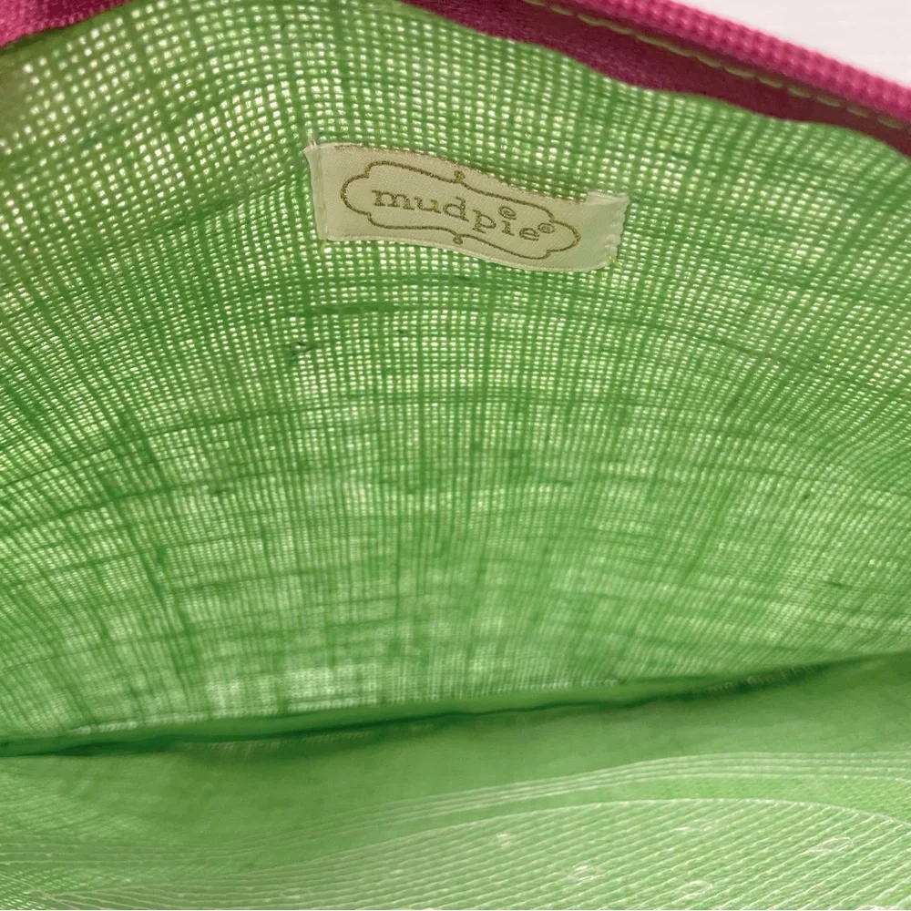 Mud Pie Watermelon Jute Carryall - NWOT - Picture 3 of 3